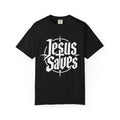 Jesus Saves T-shirt | Christian Faith Typography, Cross Compass Design