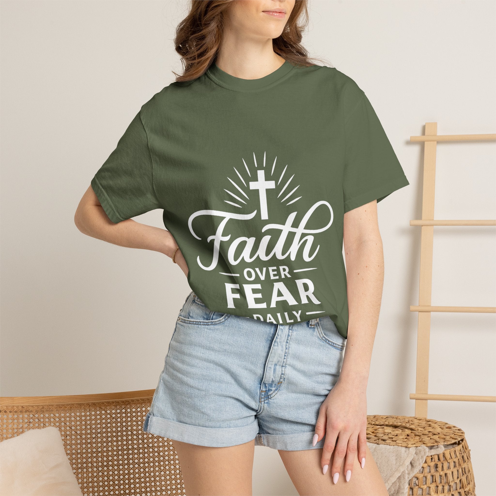 Faith Over Fear Daily T-Shirt