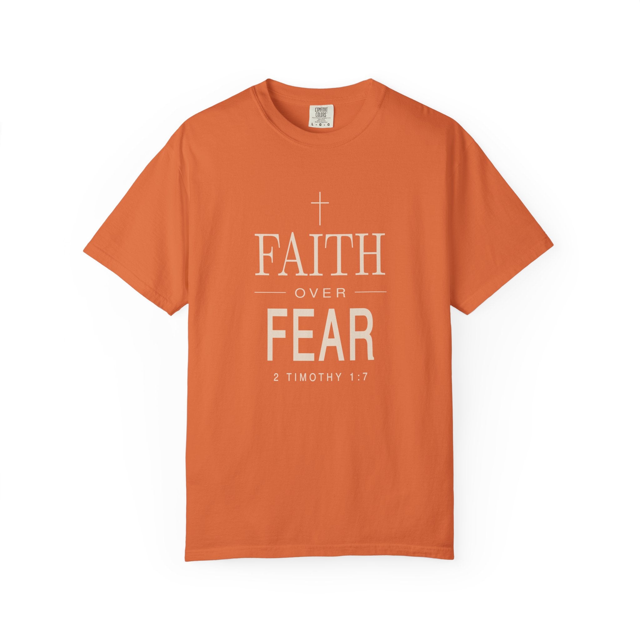 Faith Over Fear Scripture Tee | 2 Timothy 1:7 Christian T-Shirt