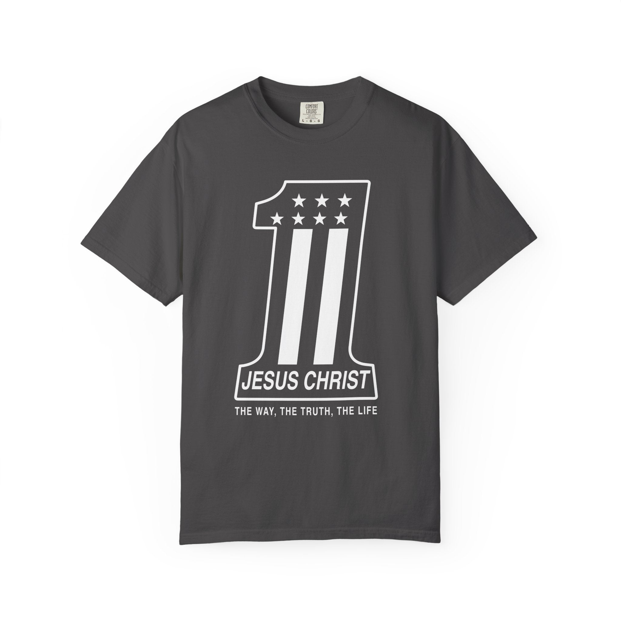 Jesus Christ Number One Flag T-shirt | Christian Faith Tee