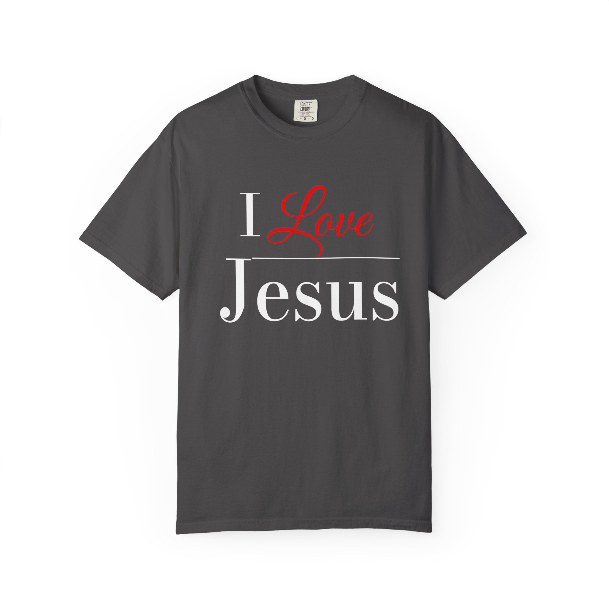 I Love Jesus T-shirt | Christian Faith Typography Shirt