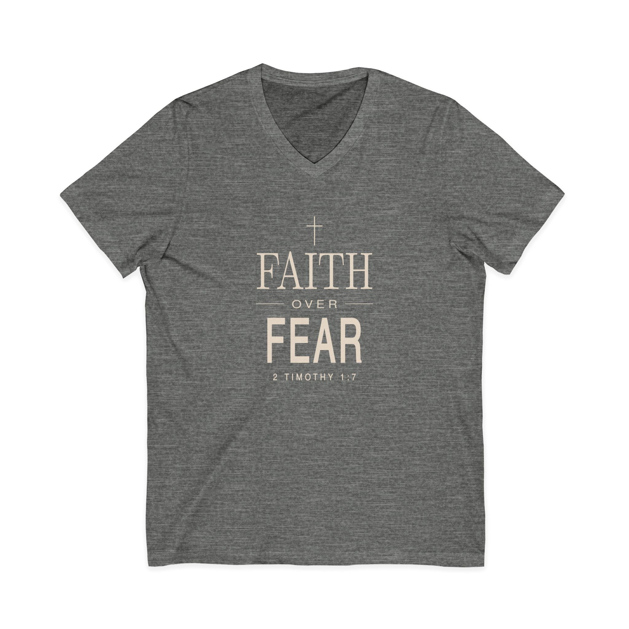 Faith Over Fear V-Neck Tee