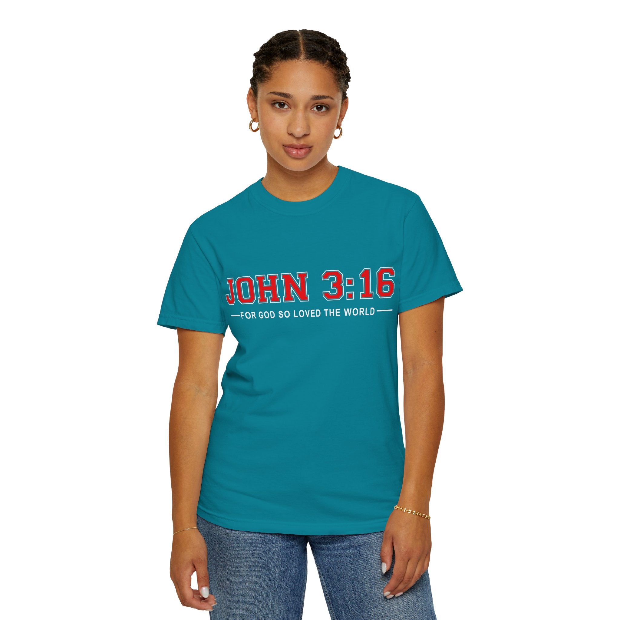 John 3:16 Scripture Tee | For God So Loved The World T-shirt