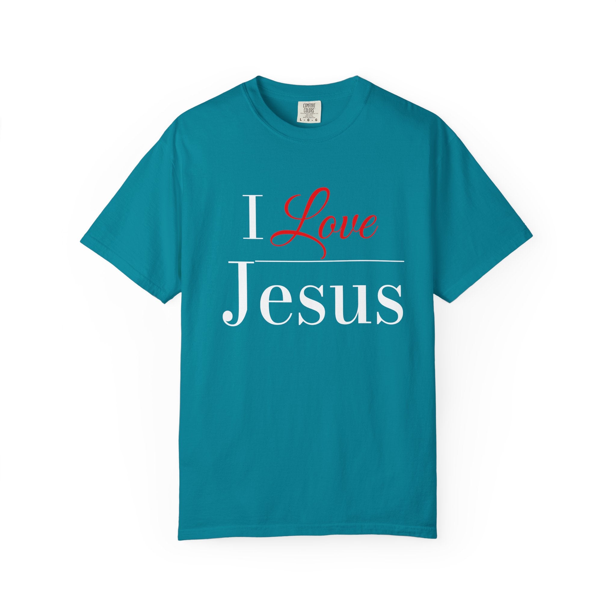 I Love Jesus T-shirt | Christian Faith Typography Shirt