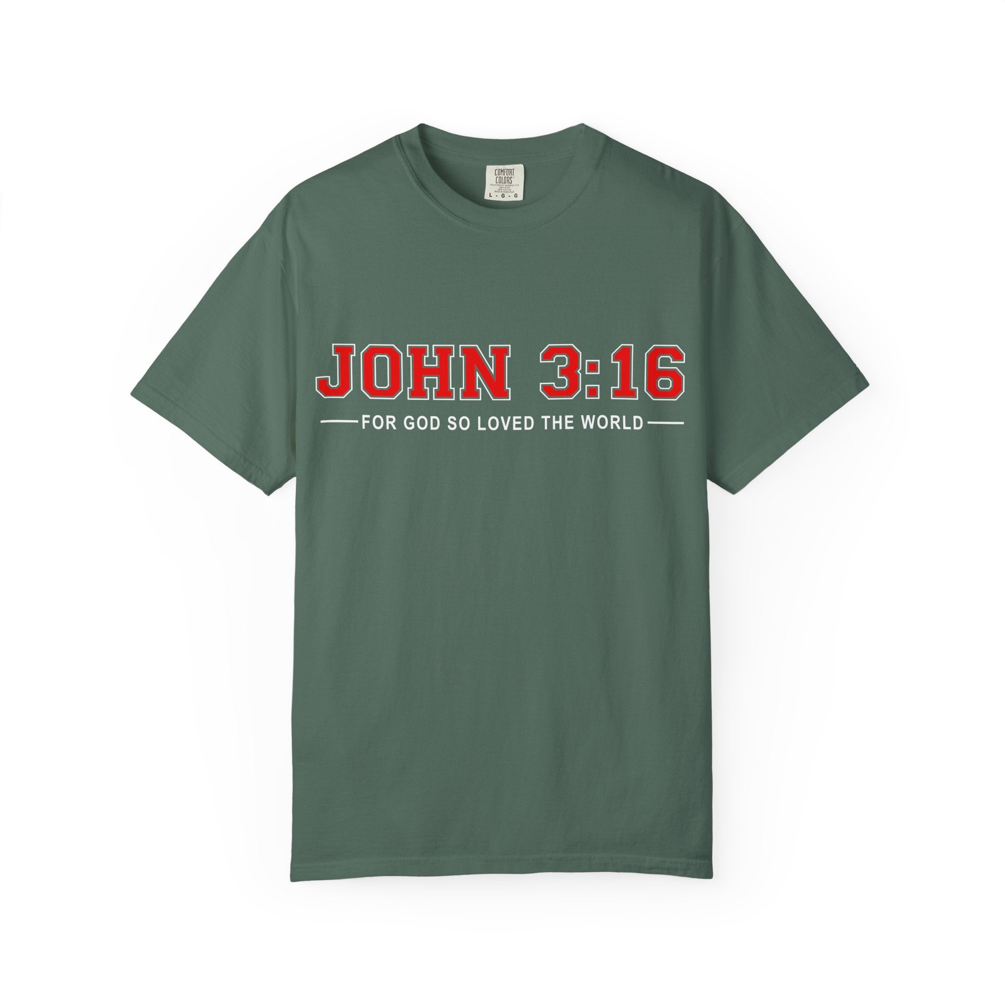 John 3:16 Scripture Tee | For God So Loved The World T-shirt