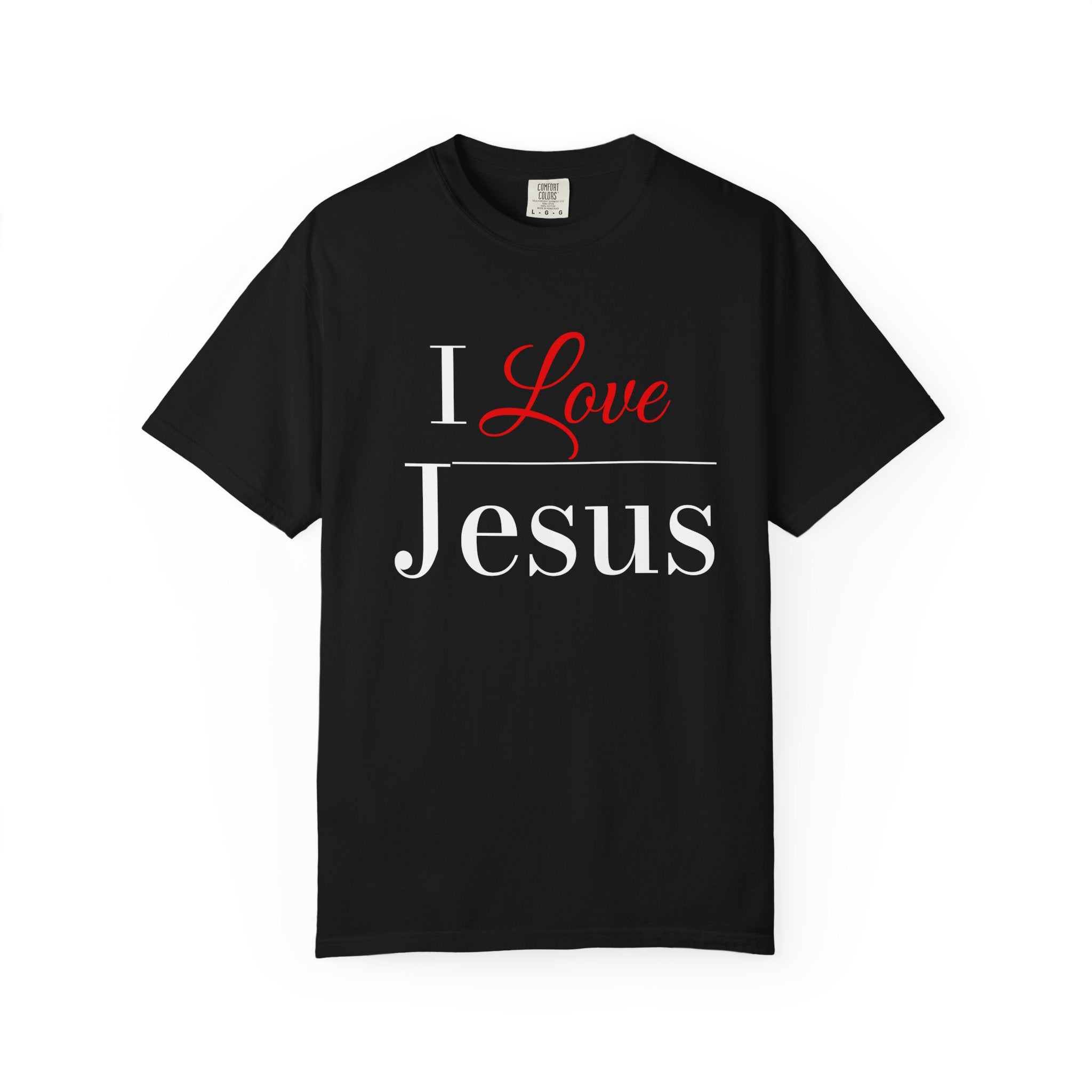 I Love Jesus T-shirt | Christian Faith Typography Shirt
