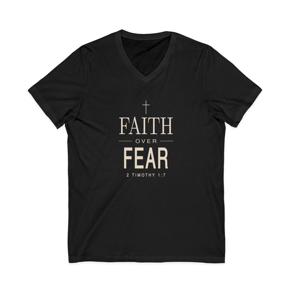 Faith Over Fear V-Neck Tee