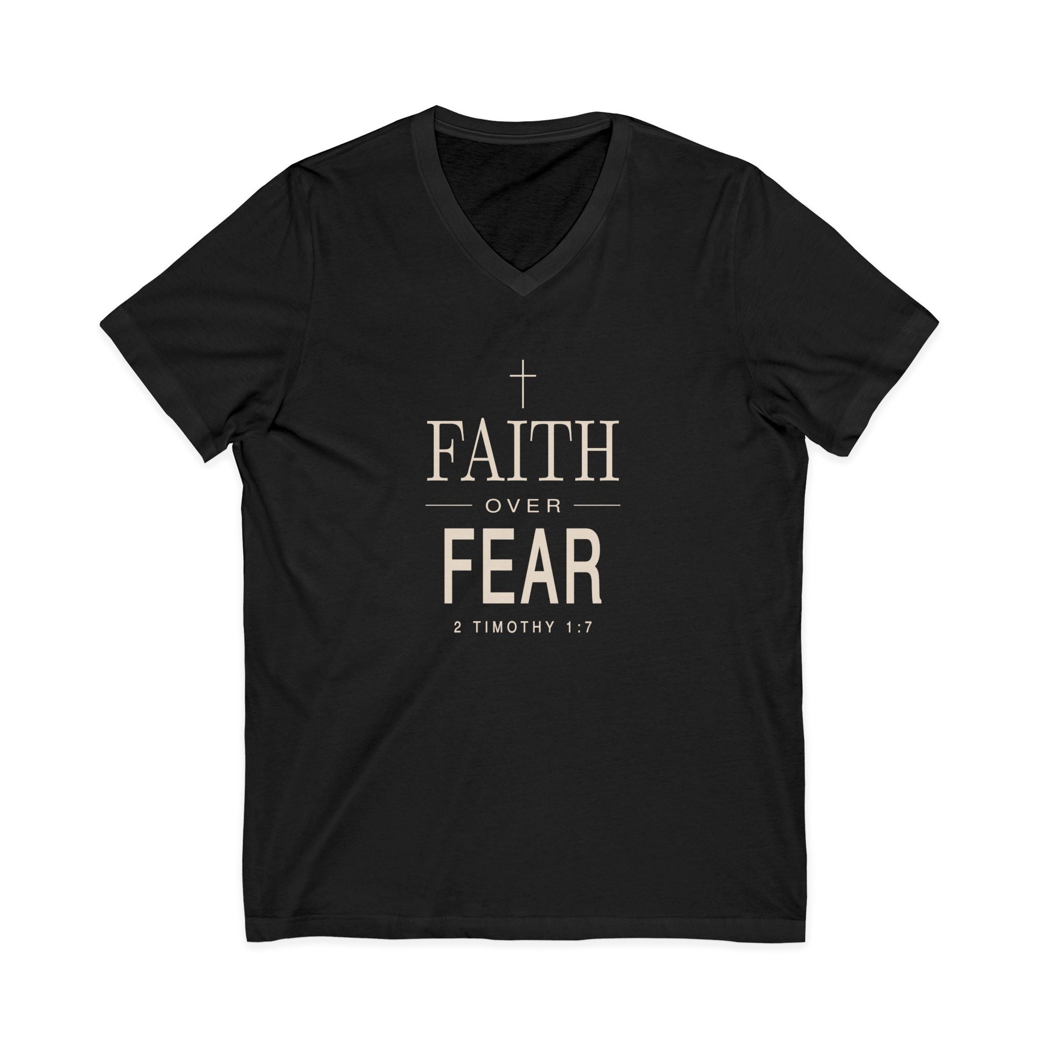 Faith Over Fear V-Neck Tee