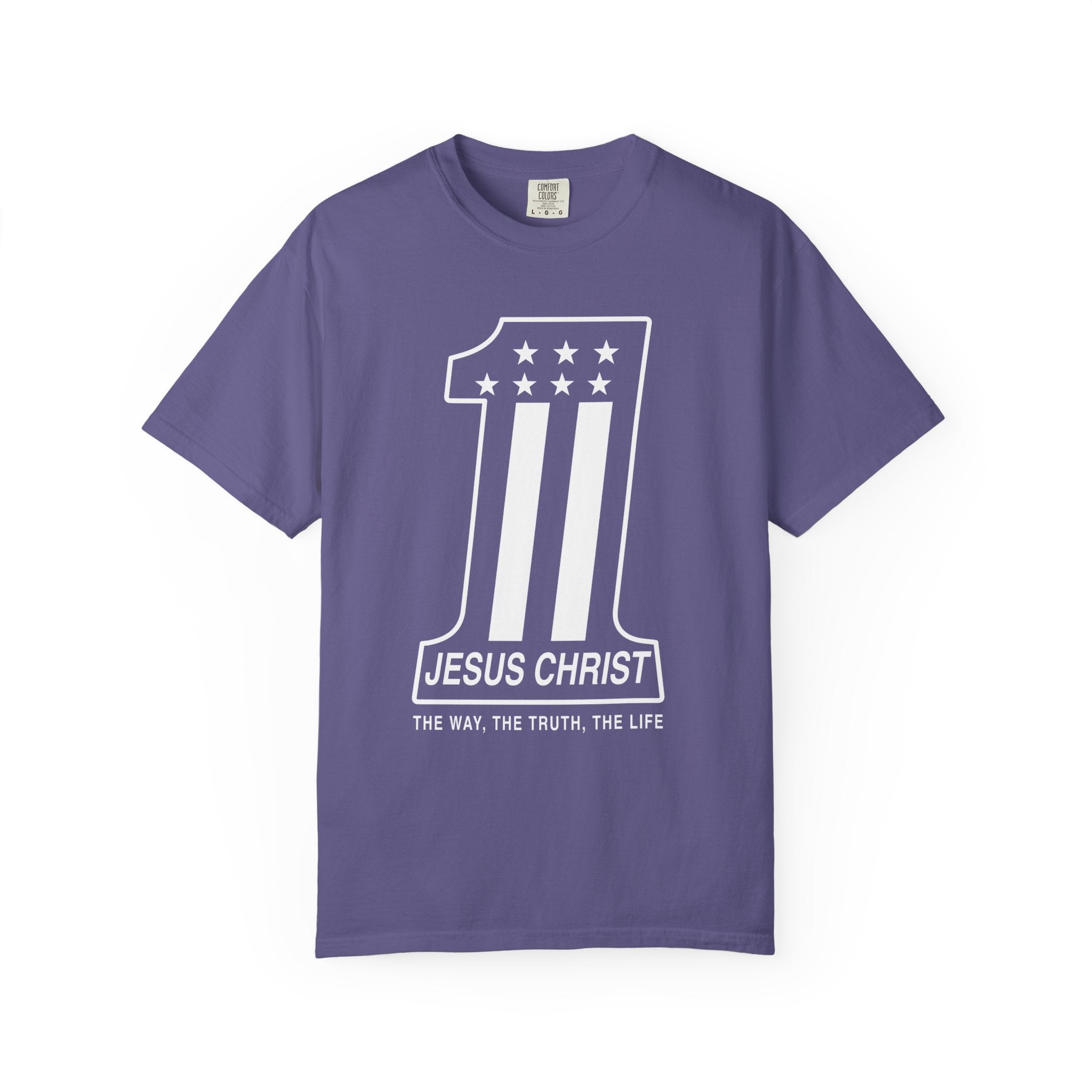 Jesus Christ Number One Flag T-shirt | Christian Faith Tee