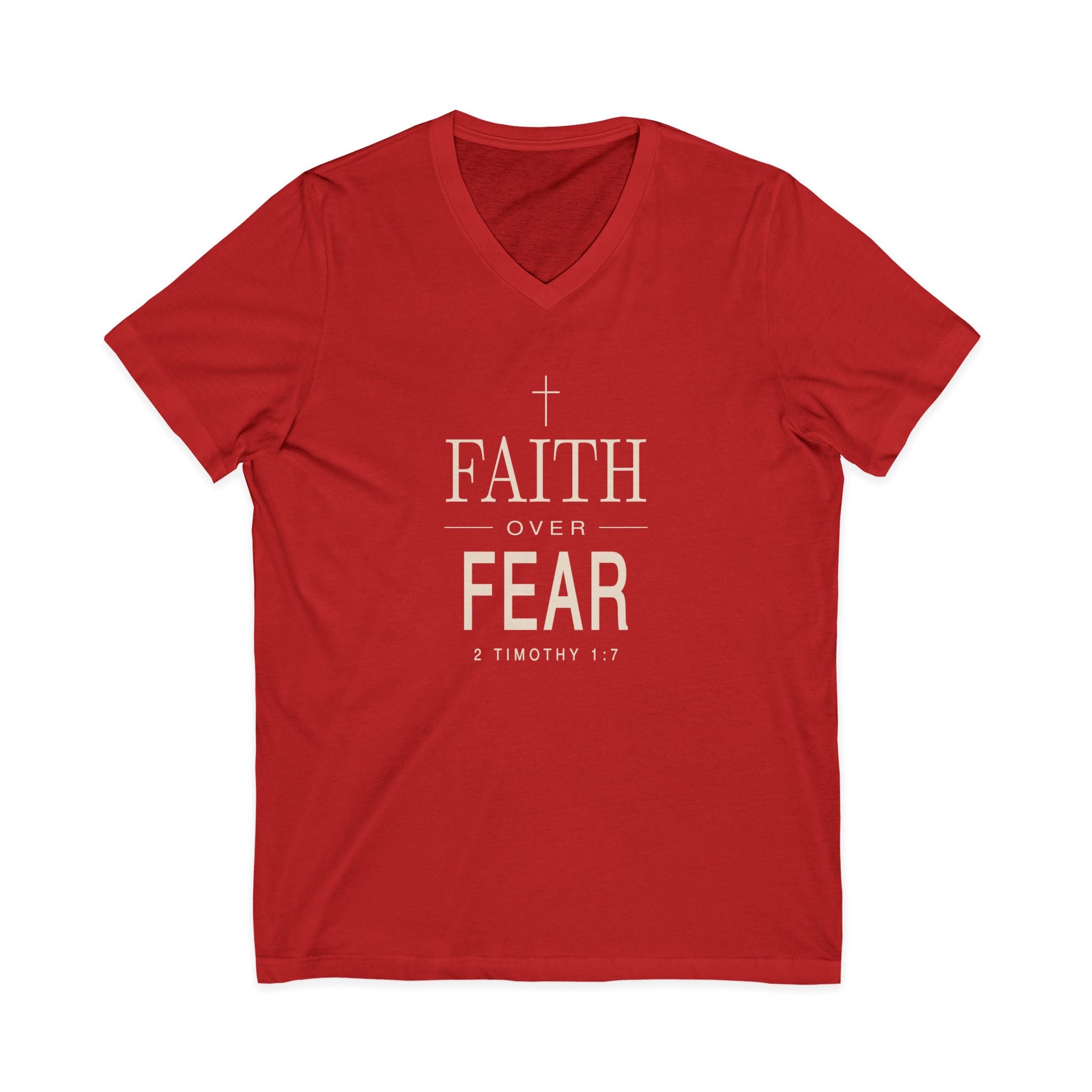 Faith Over Fear V-Neck Tee