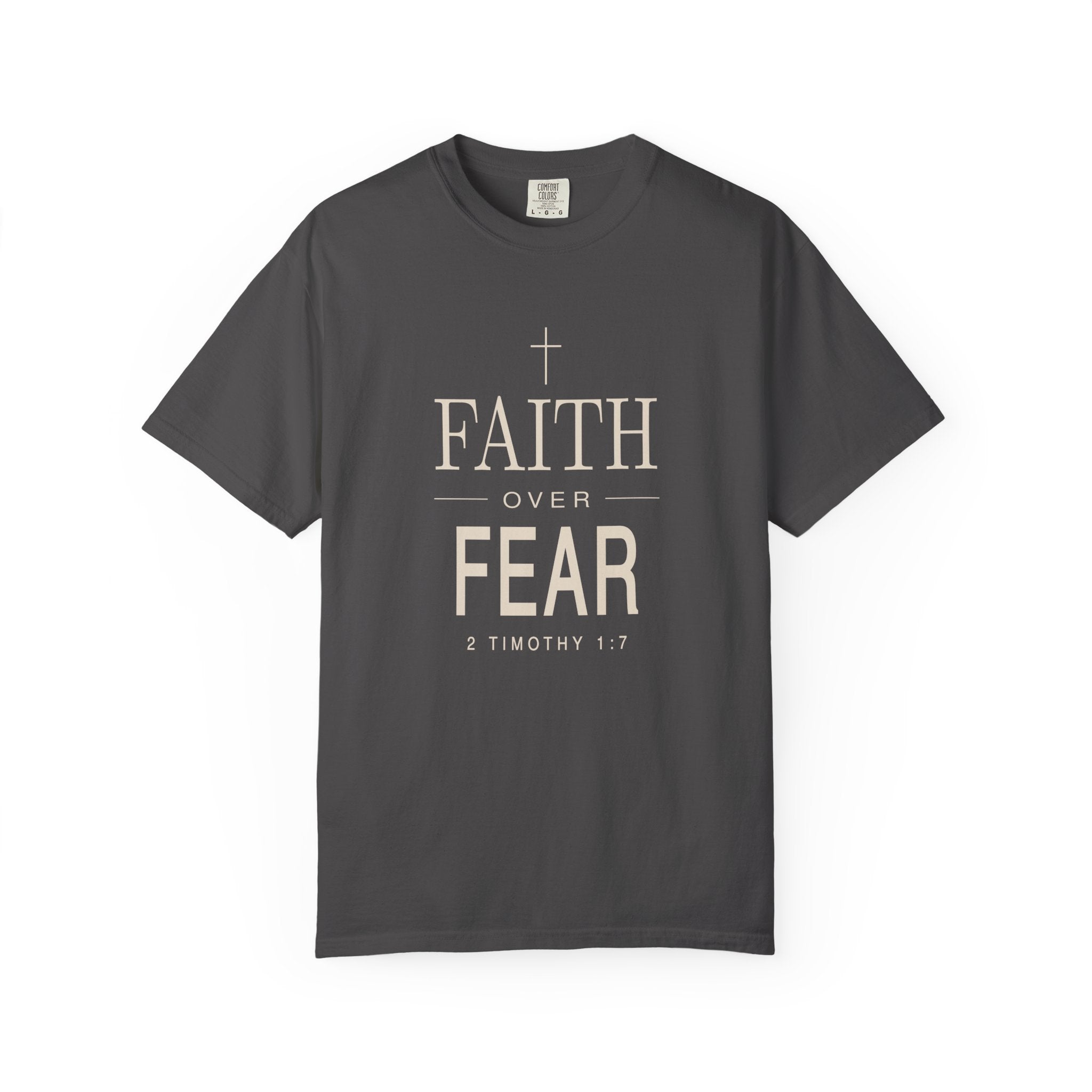 Faith Over Fear Scripture Tee | 2 Timothy 1:7 Christian T-Shirt