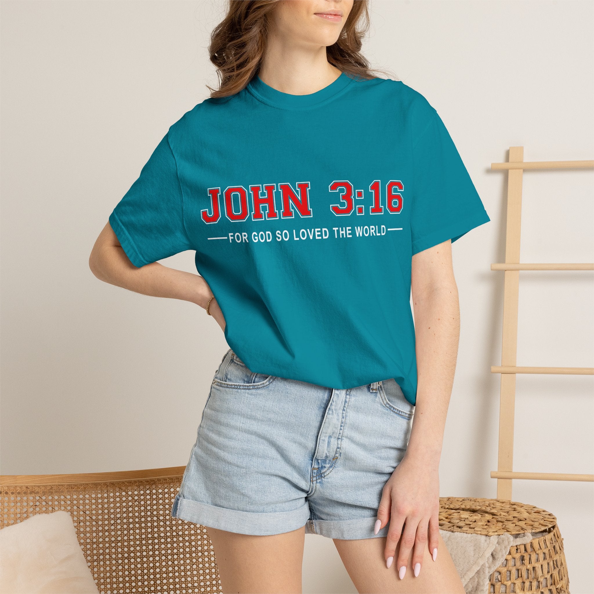 John 3:16 Scripture Tee | For God So Loved The World T-shirt