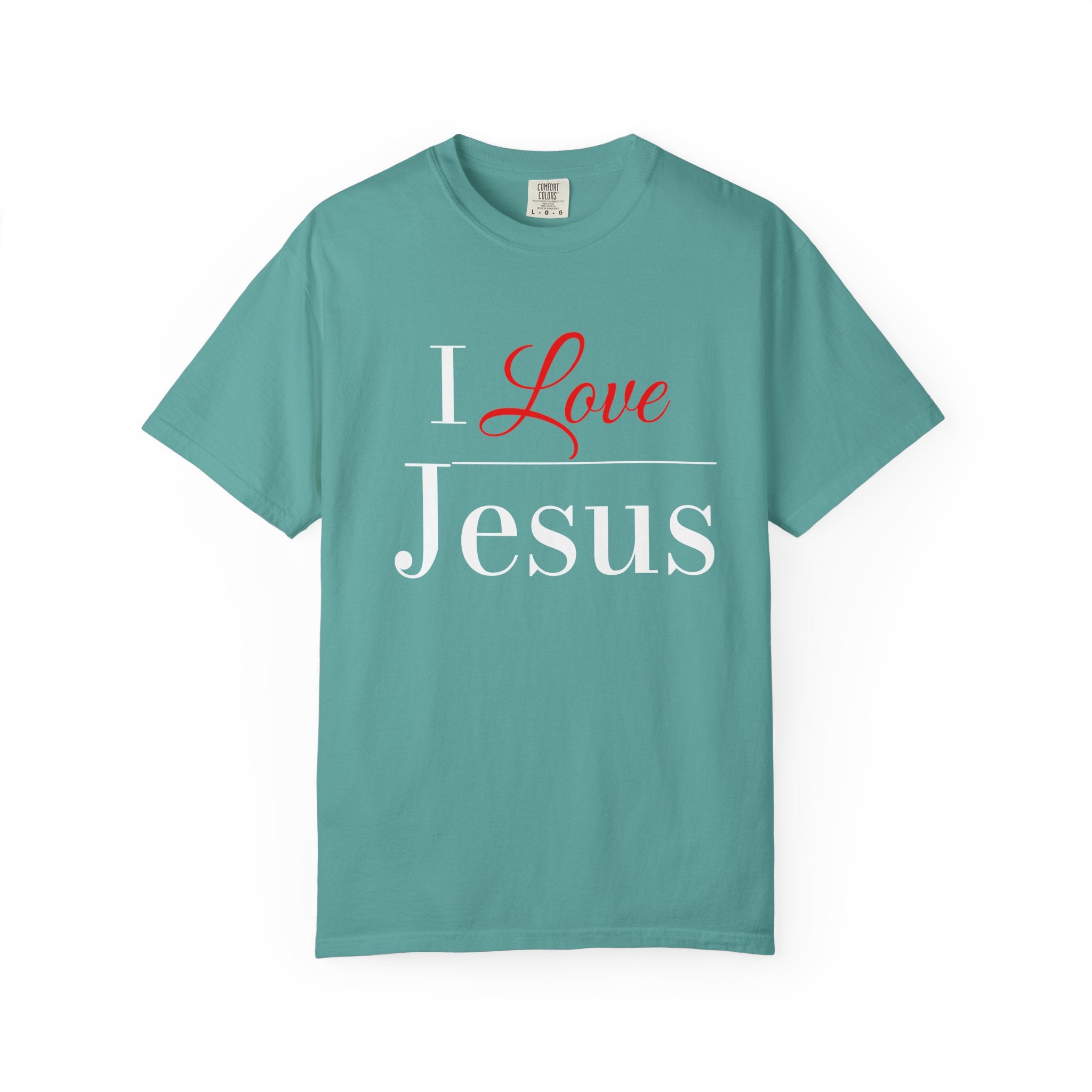 I Love Jesus T-shirt | Christian Faith Typography Shirt