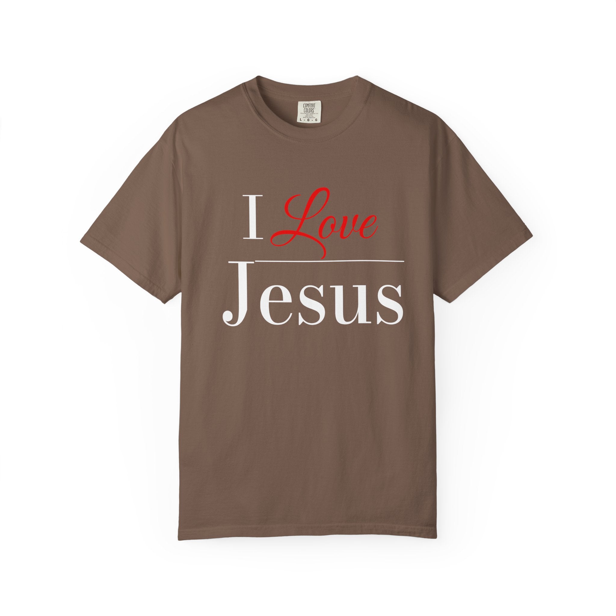 I Love Jesus T-shirt | Christian Faith Typography Shirt