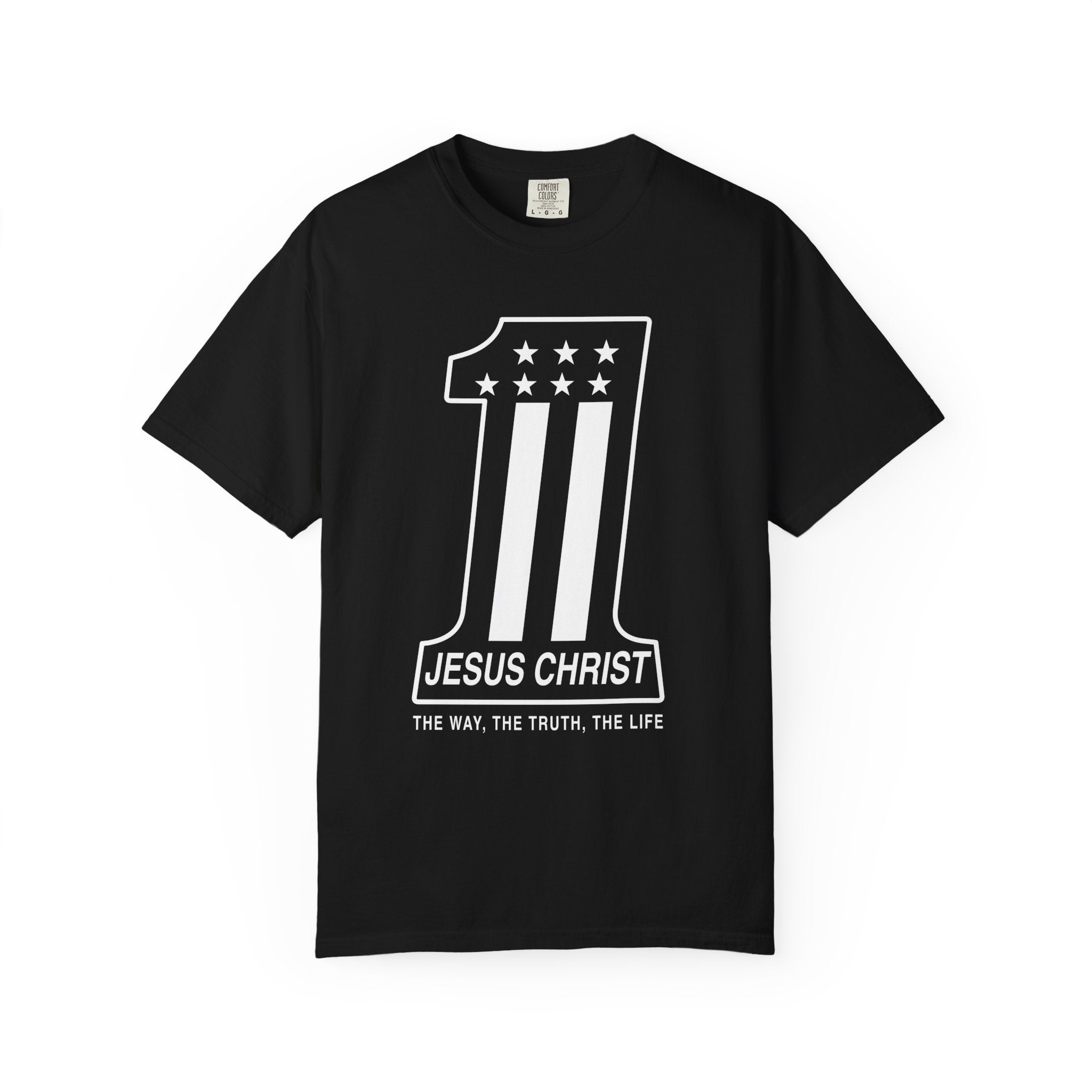 Jesus Christ Number One Flag T-shirt | Christian Faith Tee