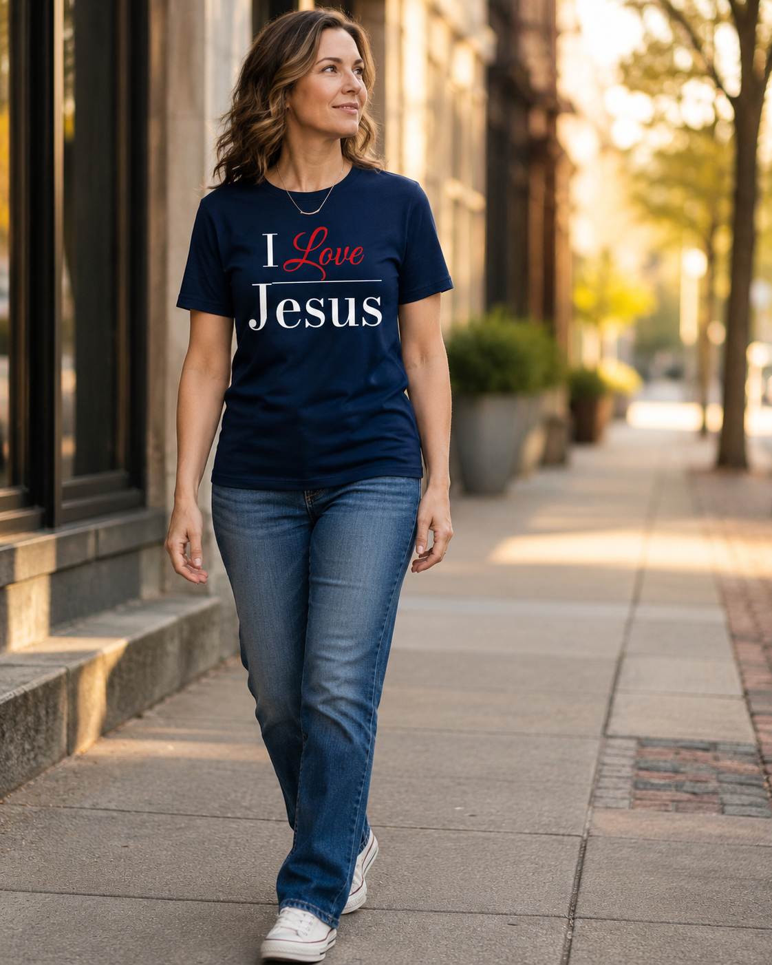 I Love Jesus T-shirt | Christian Faith Typography Shirt
