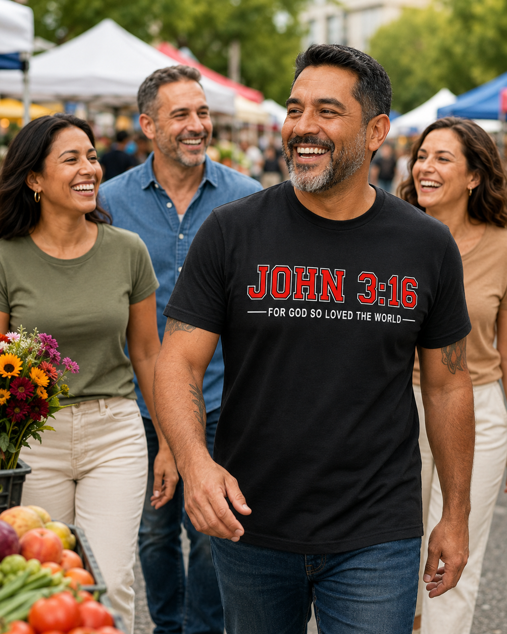 John 3:16 Scripture Tee | For God So Loved The World T-shirt